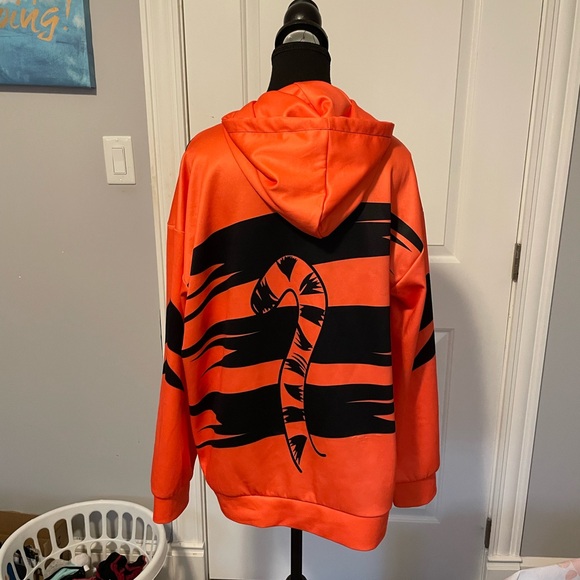 Disney Tigger Hoodie in Orange and Black - Picture 5 of 10